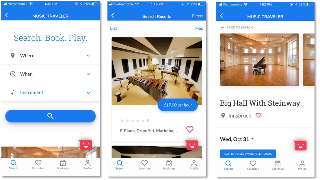 CB/I Digital successfully re-developed the iOS/Android app and web platform for the client Music Traveler